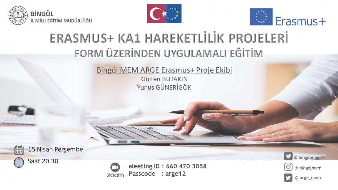 Erasmus + Okul Hareketliliği Projeleri Çevirmiçi Bilgilendirme Toplantısı Gerçekleştirildi