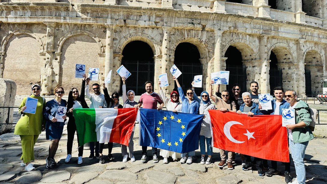 Erasmus + Okul Eğitimi Yapılandırılmış Kurs (2023) İtalya Hareketliliği Sertifika Töreni İle Son Buldu